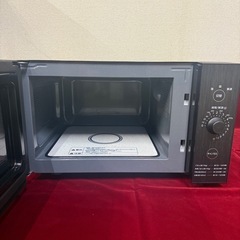 YAMAZEN 家庭用 電子レンジ YRL-F018E6（B）/ブラック　2020年製の画像