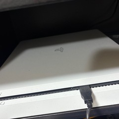 ps4 コントローラー付き　白の画像