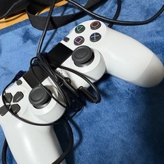 ps4 コントローラー付き　白の画像