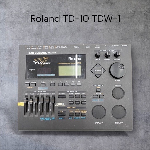 【良品】Roland TD-10 + TDW-1 ドラム音源 人気モデル