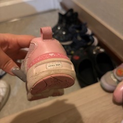 子供靴　16cm キティちゃん　LED付きの画像