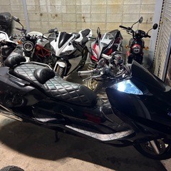 YAMAHA マグザム】　SG17 ブラック　エアロカスタム　ビシキマの画像