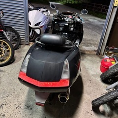 YAMAHA マグザム】　SG17 ブラック　エアロカスタム　ビシキマの画像