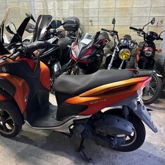 【YAMAHA トリシティ125 側車付き登録　ジャンク　トライク　普通免許仕様の画像