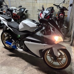 【YAMAHA YZF-R125】　絶好調　人気　原付二種　MT 大人カスタムの画像