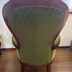 サロンチェア　ラウンジチェア　ロココ調　アンティーク風の画像