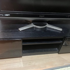 ブラック テレビ台の画像