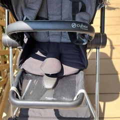 Cybex mios ブラック　グレー ベビーカー 折りたたみ式の画像