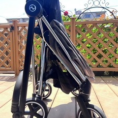 Cybex mios ブラック　グレー ベビーカー 折りたたみ式の画像