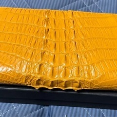 クロコダイル　長財布の画像