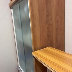 木製キッチン収納棚　食器棚　美品です！の画像