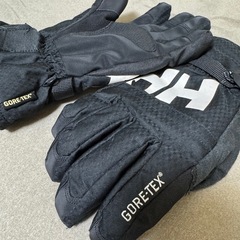【ヘリーハンセン】黒GORE-TEX手袋Lサイズの画像