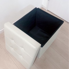 【スツール】収納付き♪※11月中受渡しの画像