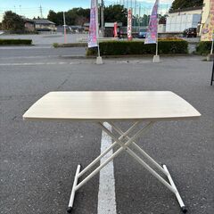 武田コーポレーション 折りたたみテーブル 高さ調整可能の画像