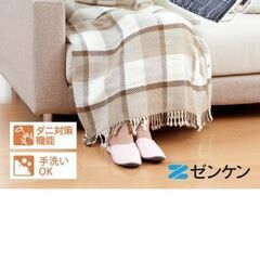 ゼンケン 電気ひざ掛け オーガニックコットンの画像
