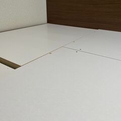 【2023年購入】ニトリ　セミダブルベッドフレーム(ジオ チェスト40J MBR)　BOX TYPE-SDの画像