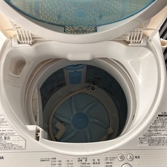 東芝2017年製5kg洗濯機の画像