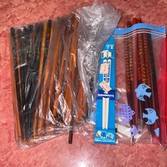 GY1118 箸まとめ売り　藍彩　食卓彩飾　の画像