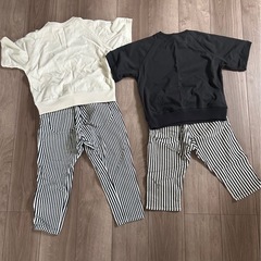 ブランシェス•GU スヌーピー半袖Tシャツ　ズボンの画像