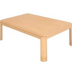 こたつ テーブルのみ 120×80 長方形の画像