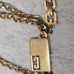 GIVENCHY ジバンシー ゴールド ネックレス チェーン 刻印 ヴィンテージの画像