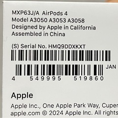 AirPods4 ノイキャン無しモデル の画像