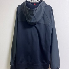 【美品】ナイキ フルジップパーカーXXL ブラック オレンジの画像