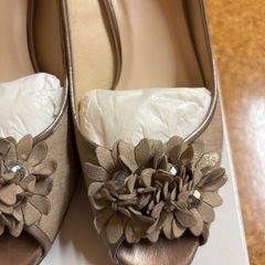 Riz RAFFINEE パンプス24センチの画像