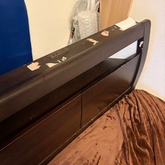 ニトリ　シングルベッドフレーム+シングルマットレス（おまけ）の画像