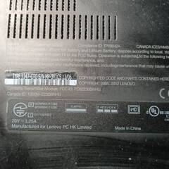 Lenovo ThinkPad S230u Twist ノートパソコン ジャンクの画像