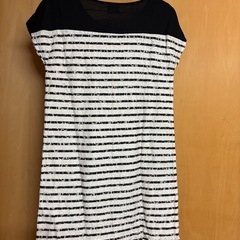 ブージュルード　ボーダーワンピースの画像