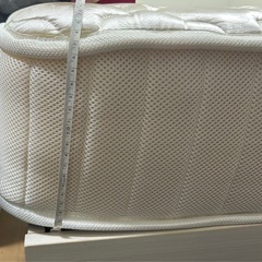 埼玉県草加市/マットレス(ダブル)・ベッド フレームの画像