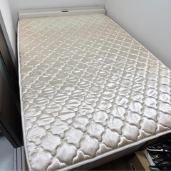 埼玉県草加市/マットレス(ダブル)・ベッド フレームの画像