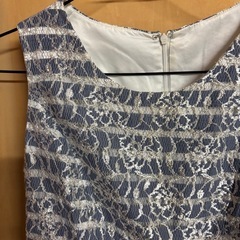 OFUON 結婚式 ワンピース パーティー お呼ばれ フォーマル　ブルーの画像