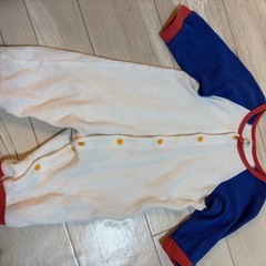 薄手の長袖ロンパース70㌢の画像