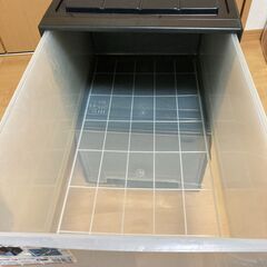 衣装ケース 2個セット 幅39×奥行74cm 収納ケース ロングチェスト 引き出し式 クローゼット押入れ収納 ワイド 積み重ね 収納家具 シンプルデザインの画像