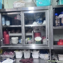 【プロ仕様✨厨房機材】ステンレス棚 & 食器乾燥ラックの画像