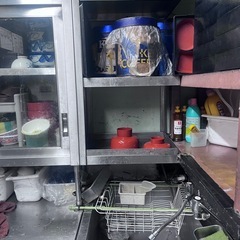 【プロ仕様✨厨房機材】ステンレス棚 & 食器乾燥ラックの画像