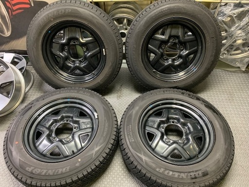 送料無料　175/80R16 ジムニー取外　ウィンターマックスSJ8装着 DUNLOP WINTER MAXX SJ8+ 175/80R16 のパーツレビュー | ジムニー(ピー