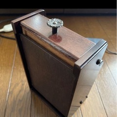 鏡付き　木製裁縫箱 アンティークの画像