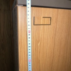 ロッカー1人用・オフィス家具 木目調 「中古品」の画像