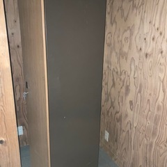 ロッカー1人用・オフィス家具 木目調 「中古品」の画像