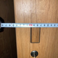 ロッカー1人用・オフィス家具 木目調 「中古品」の画像