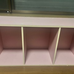 カラーボックス    収納   ピンク  差し上げます！の画像