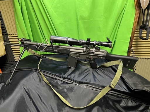 ジャンク★MARUI☆東京マルイ H&K G3 SG/1 電動ガン　オプション多数！ソフトケース付き＠ｙ