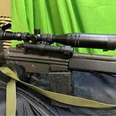 ジャンク★MARUI☆東京マルイ H&K G3 SG/1 電動ガン　オプション多数！ソフトケース付き＠ｙの画像