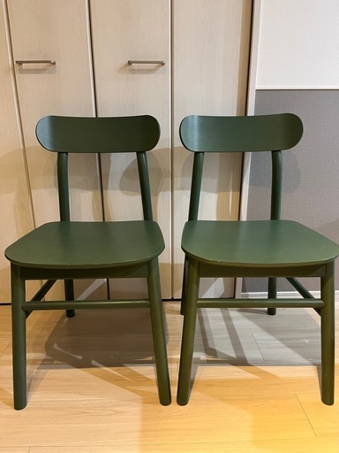 IKEAダイニングチェアロッニンゲ2脚セット価格 (カモメ) 昭和島の椅子