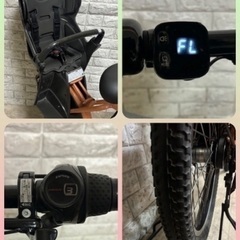 ✨美品✨BRIDGESTONE 電動アシスト自転車bikke ビッケモブdd 3人乗り対応 　内装3段変速✨室内保管✨完成車配送✨t501の画像