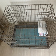 ペットケージ、ステンレスの画像