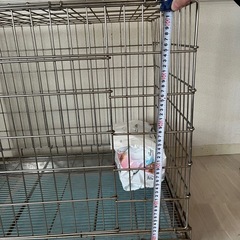 ペットケージ、ステンレスの画像